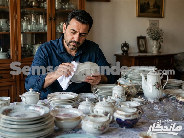 آماده سازی ظروف چینی برای فروش
