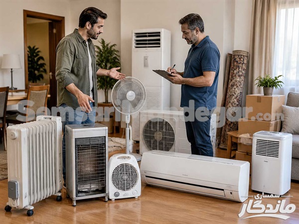 فروش لوازم سرمایشی و گرمایشی یکجا