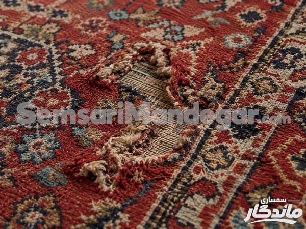 فرش آسیب دیده دست دوم