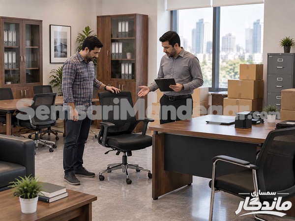 بررسی لوازم اداری دست دوم در محل